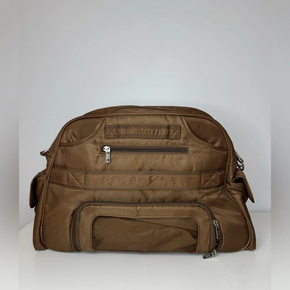 Lug Tuk Tuk Brown Quited Carry All Baby Diaper Bag Changing Pad Travel Overnight